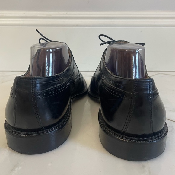 Rangoni Firenze Black Italian Leather Men’s Oxford Dress Shoe size 9 - Picture 4 of 11